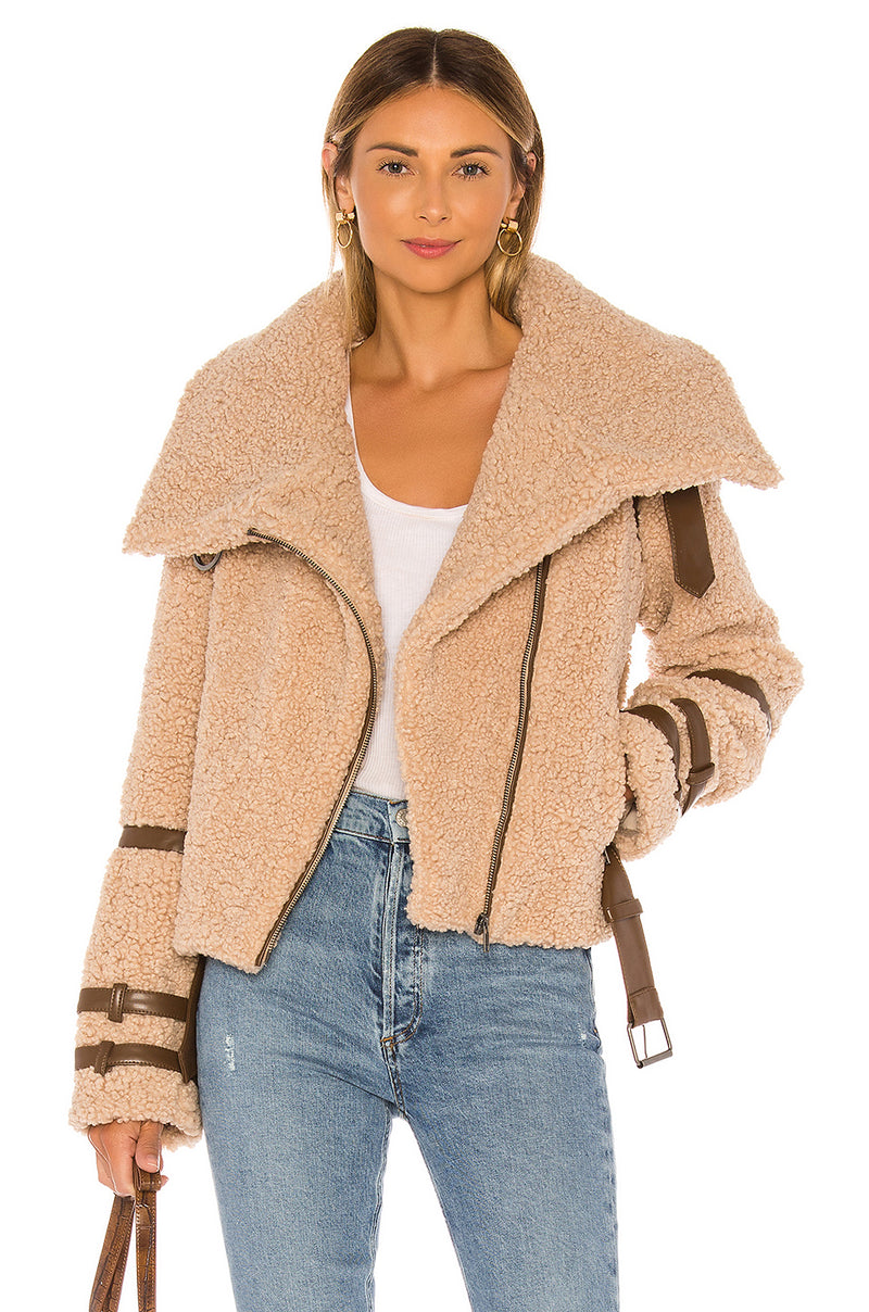 Bailey Moto Jacket in Camel – TULAROSA