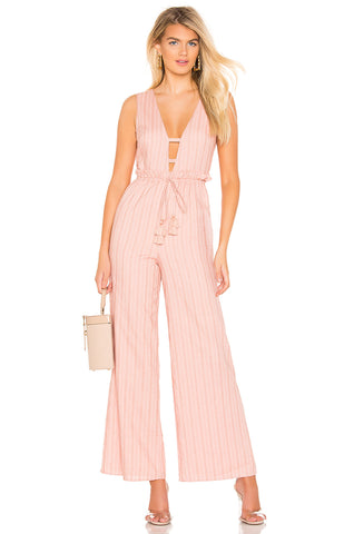 Reese Jumpsuit in Indigo Stripe – TULAROSA