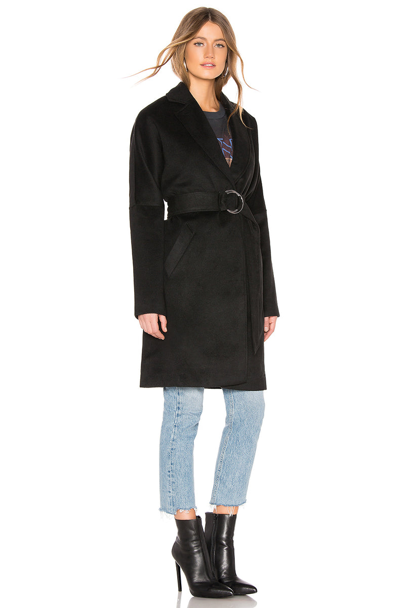 Kimmie Coat in Black – TULAROSA