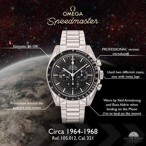 neil armstrong watch on the moon