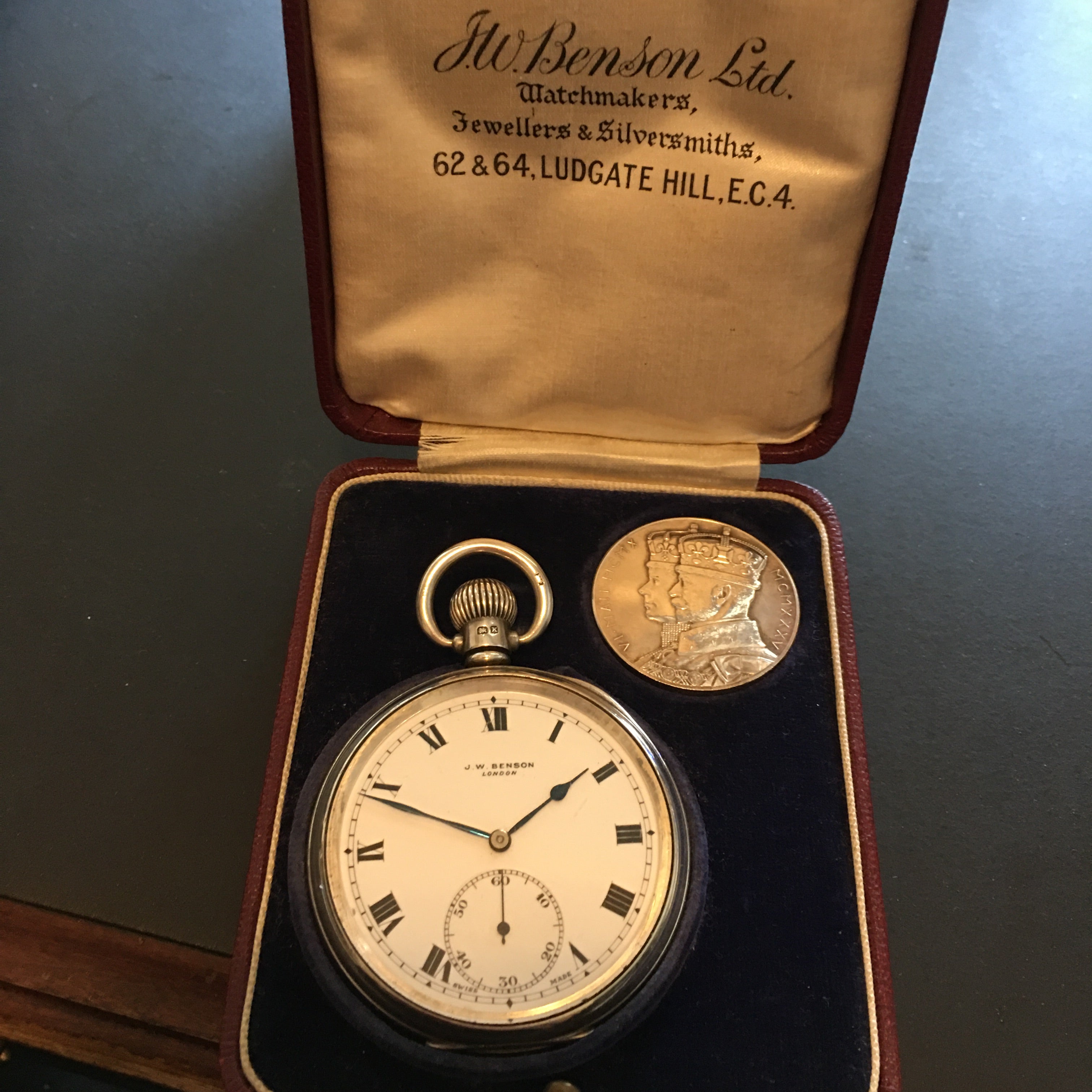 English J W Benson For King George V Silver Jubilee Ashton Blakey Vintage Watches