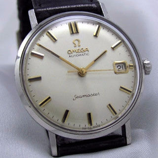 omega seamaster stainless steel vintage