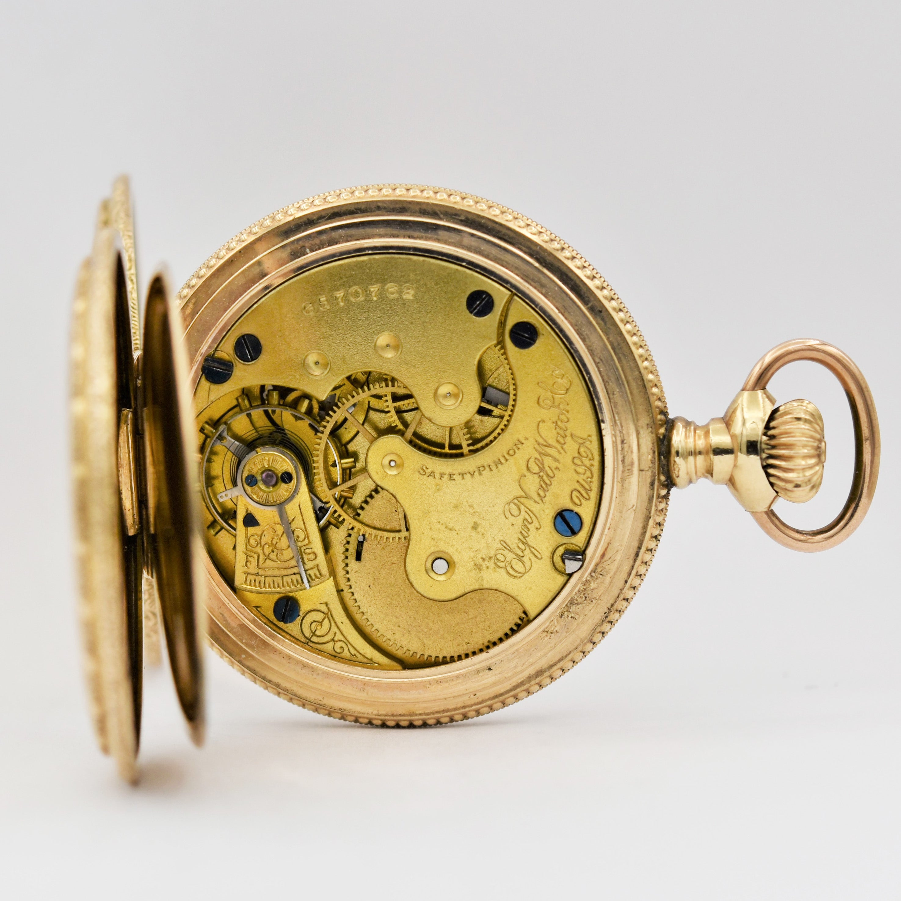 ELGIN 14K GOLD Pocket Watch AshtonBlakey Vintage Watches