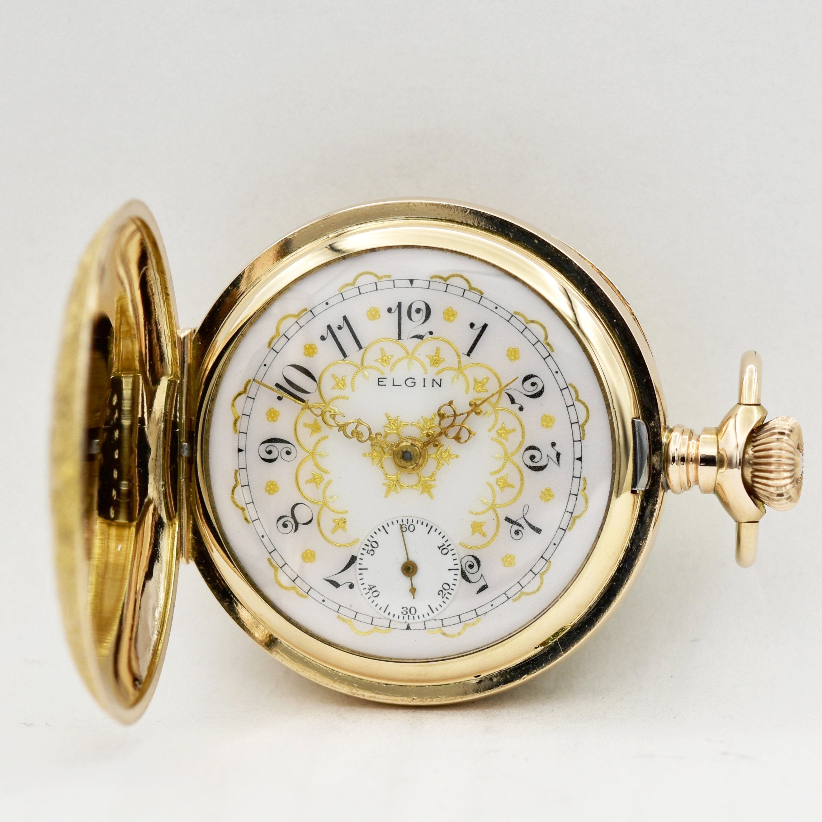 ELGIN Pocket Watch Multicolor AshtonBlakey Vintage Watches