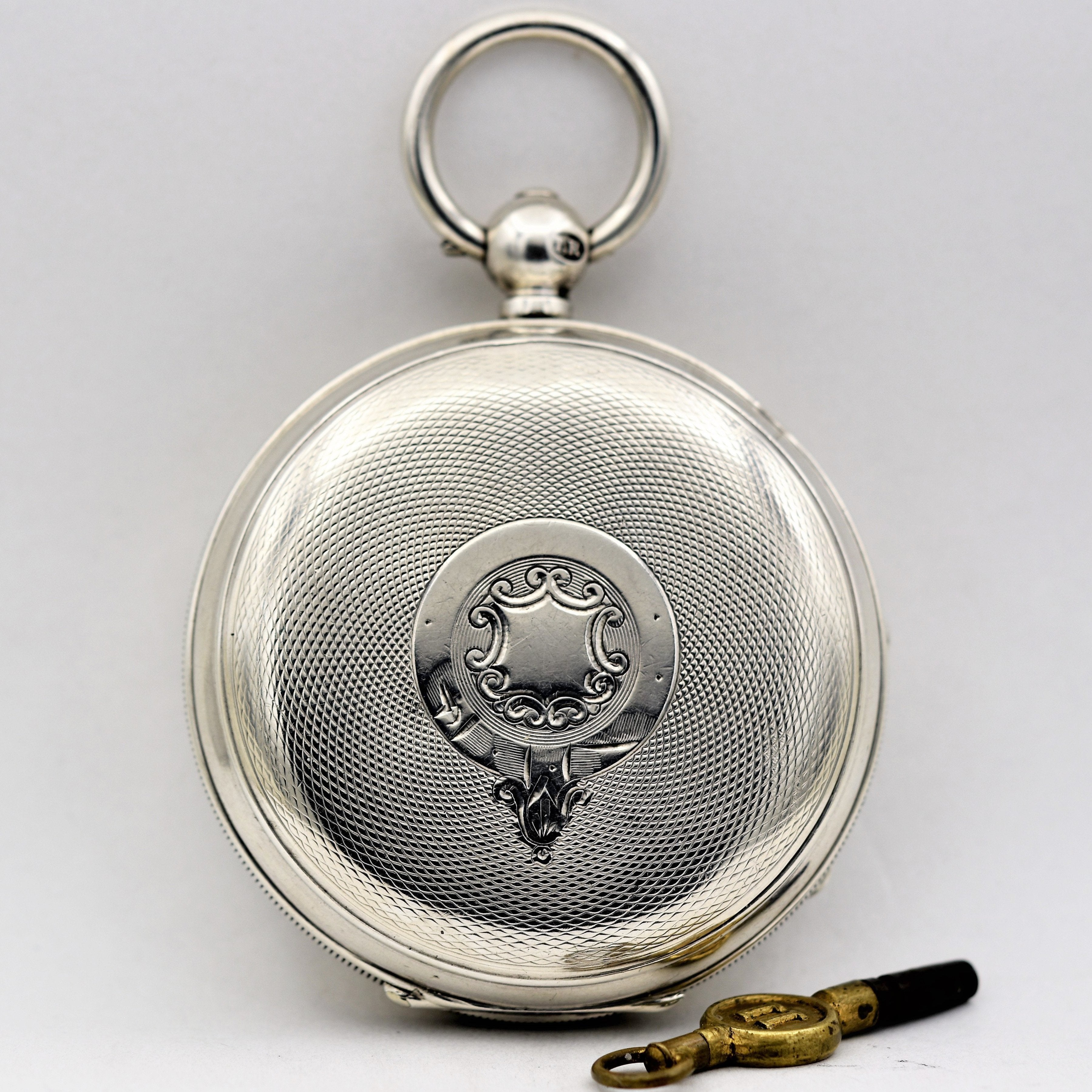 ENGLISH Sterling Silver Pocket Watch - Ashton-Blakey Vintage Watches