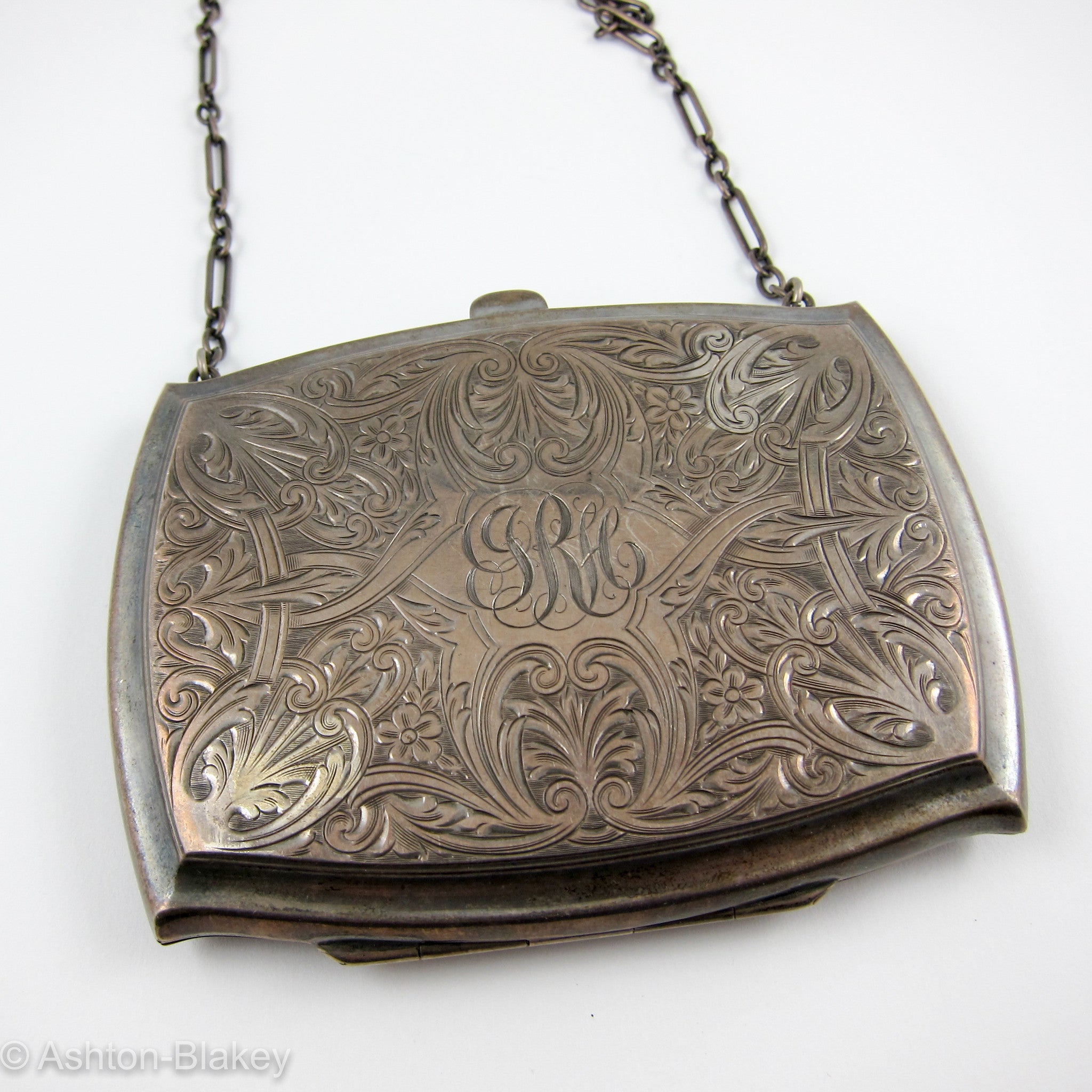 silver evening purse