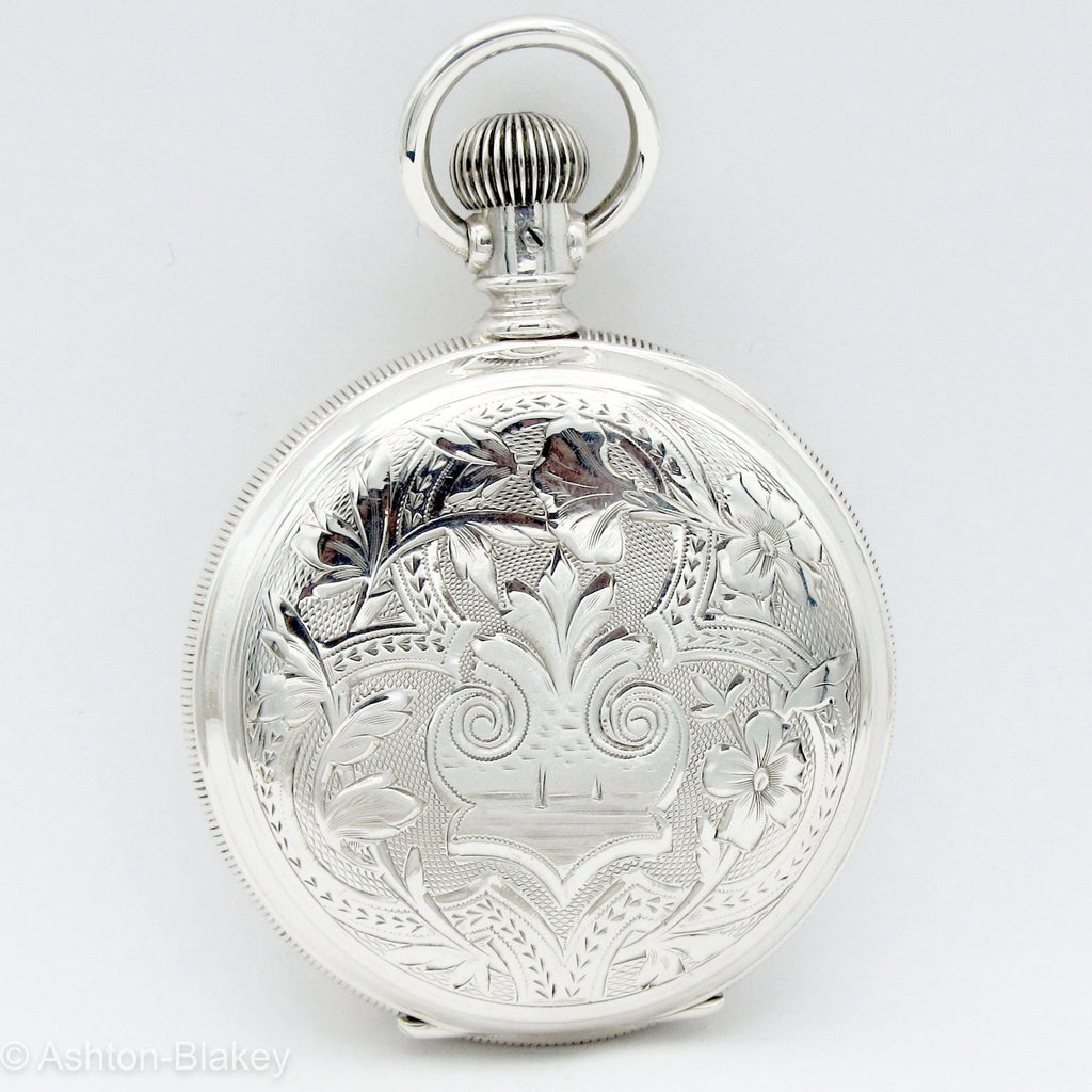 WALTHAM Silver Pocket Watch - Ashton-Blakey Vintage Watches