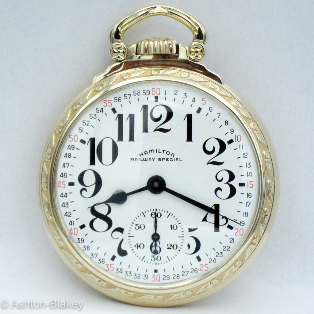 hamilton railway special pocket watch