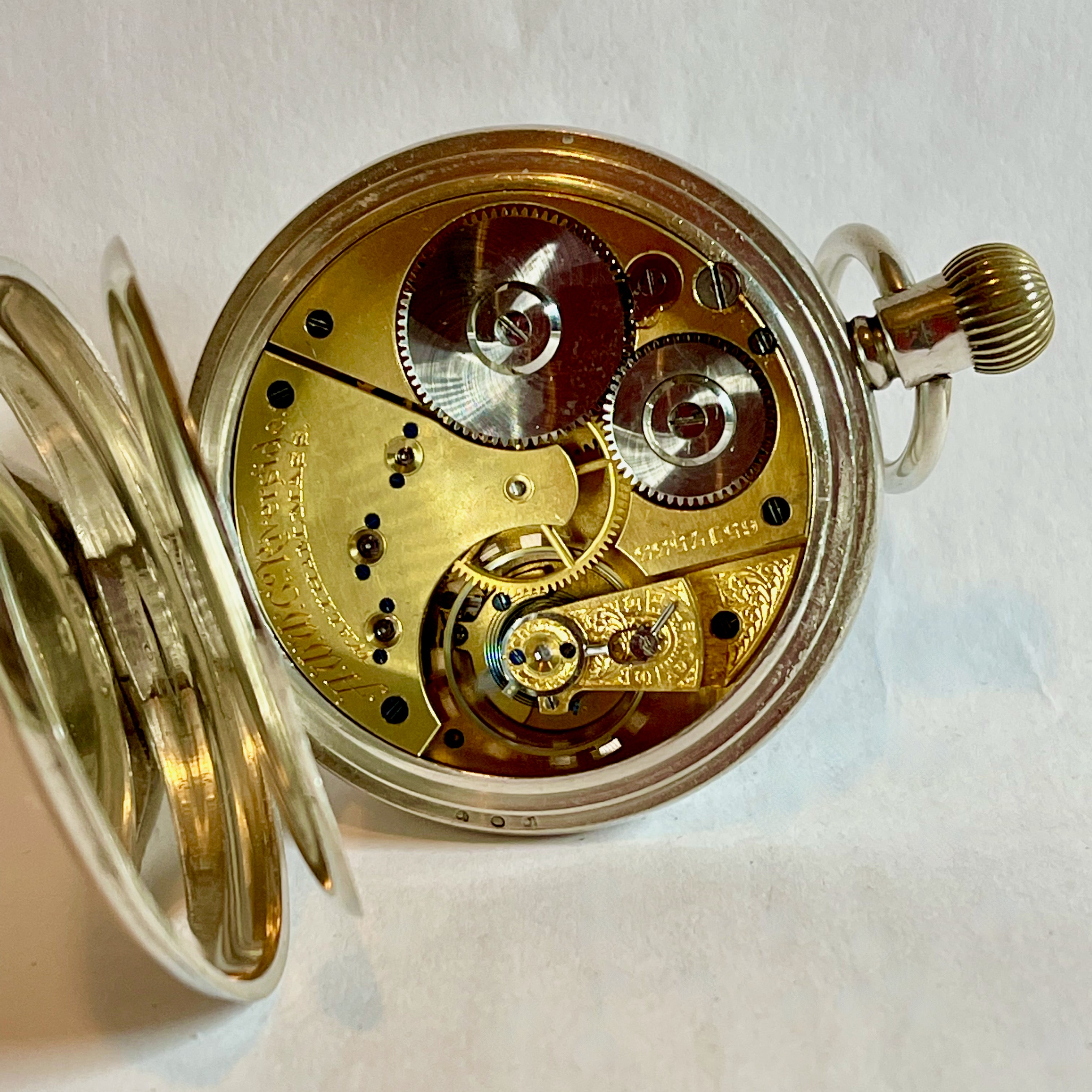 american waltham 15 jewel pocket watch serial number lookup