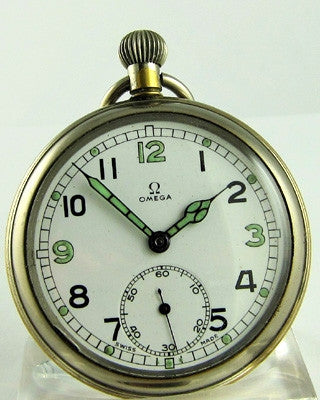 omega military pocket watch