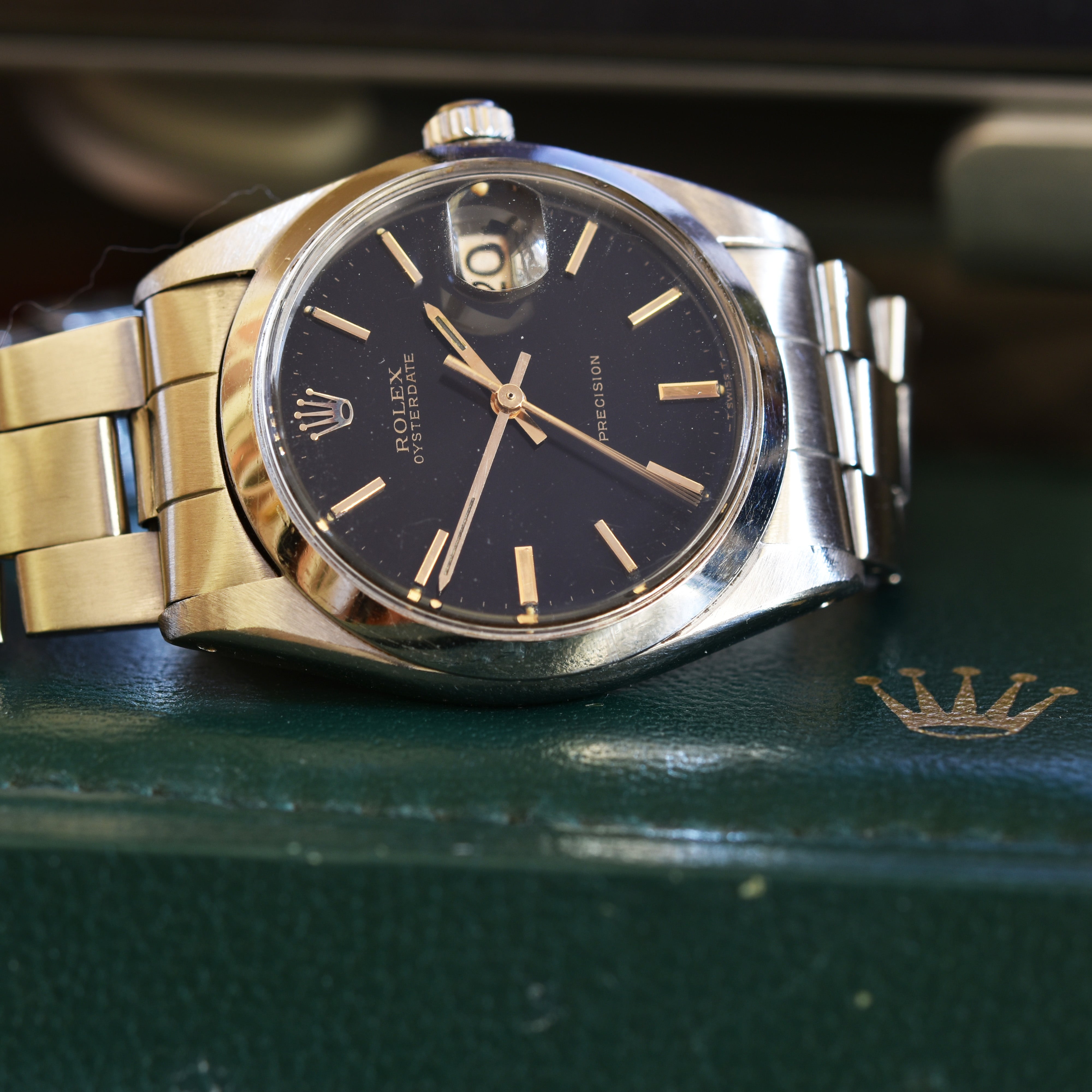 rolex oyster date precision