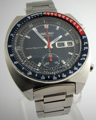 SEIKO AUTOMATIC CHRONOGRAPH Vintage Watch - Ashton-Blakey Vintage Watches