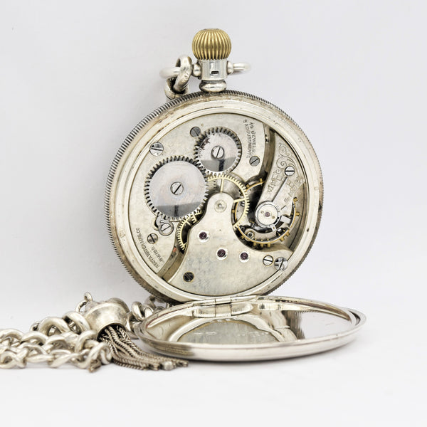 ENGLISH Pocket Watch with Chain - Ashton-Blakey Vintage Watches