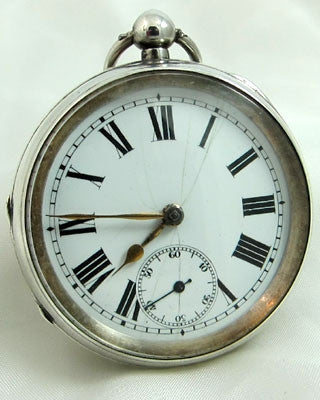 ENGLISH SILVER Pocket Watch - Ashton-Blakey Vintage Watches