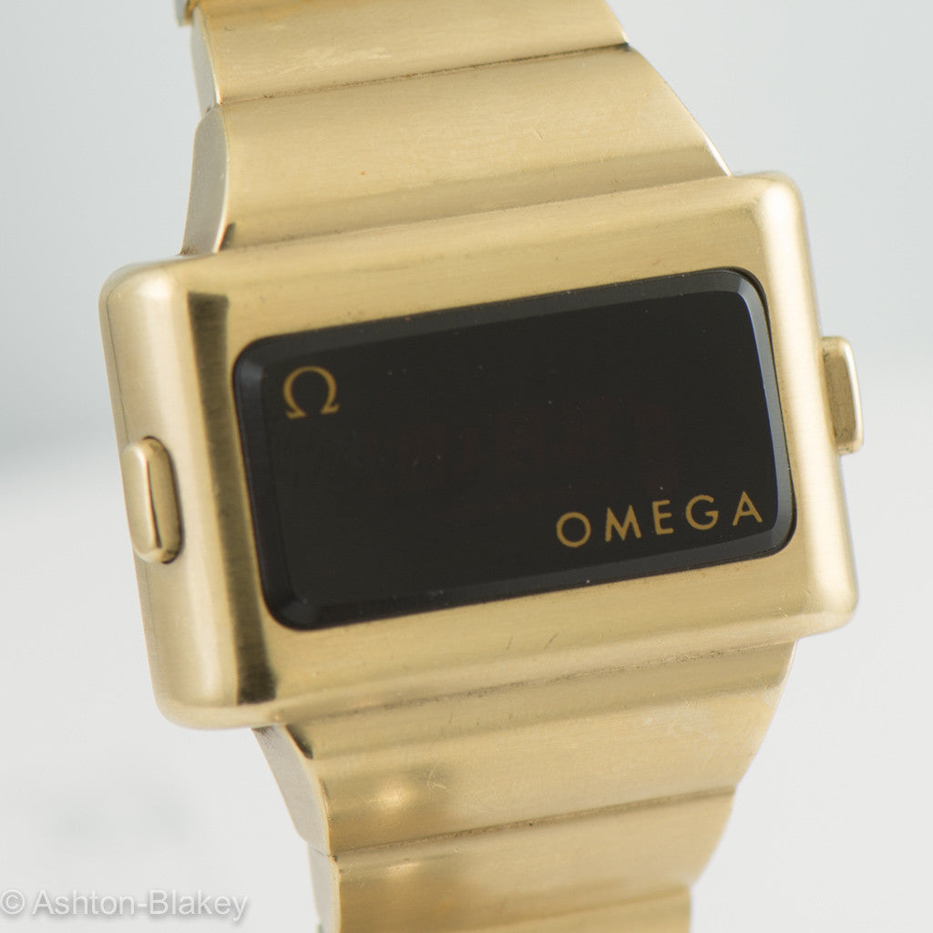 omega led watch