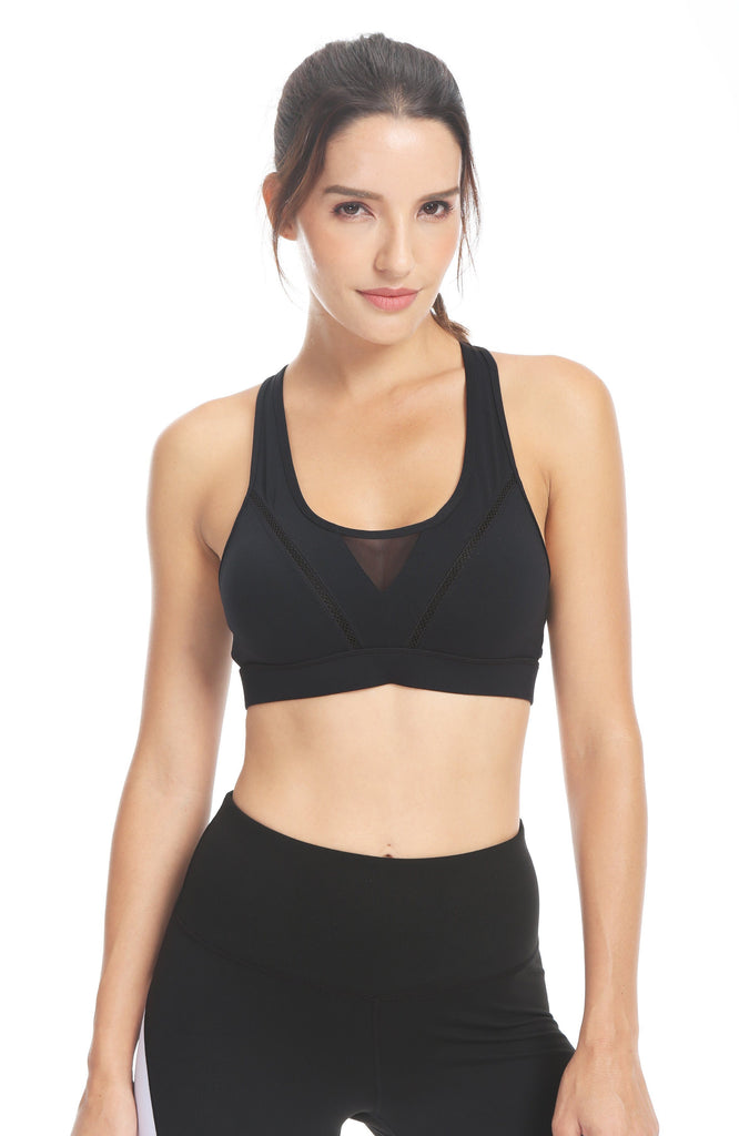 sports bra with hook closure