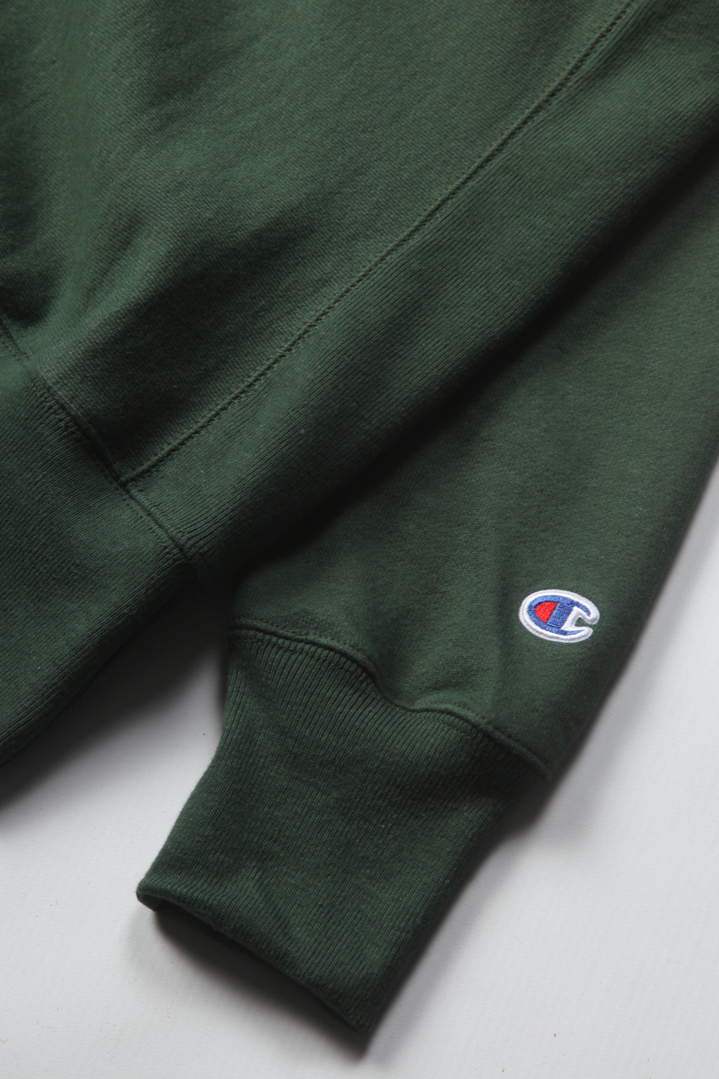 champion reverse weave forest green