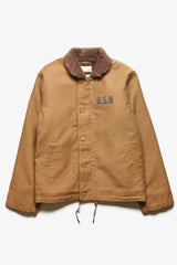 Deadstock - USN N1 Deck Jacket - Khaki | Blacksmith Store