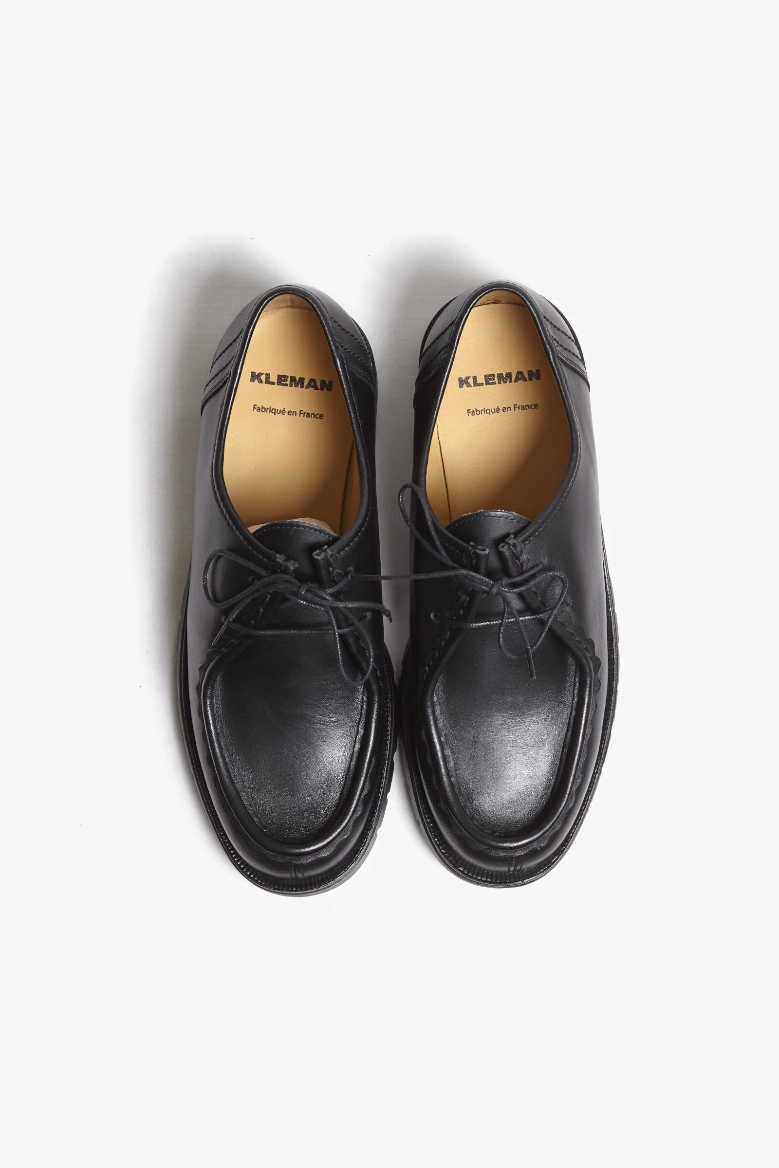 Kleman - Padror Moc Toe Shoe - Black | Blacksmith Store