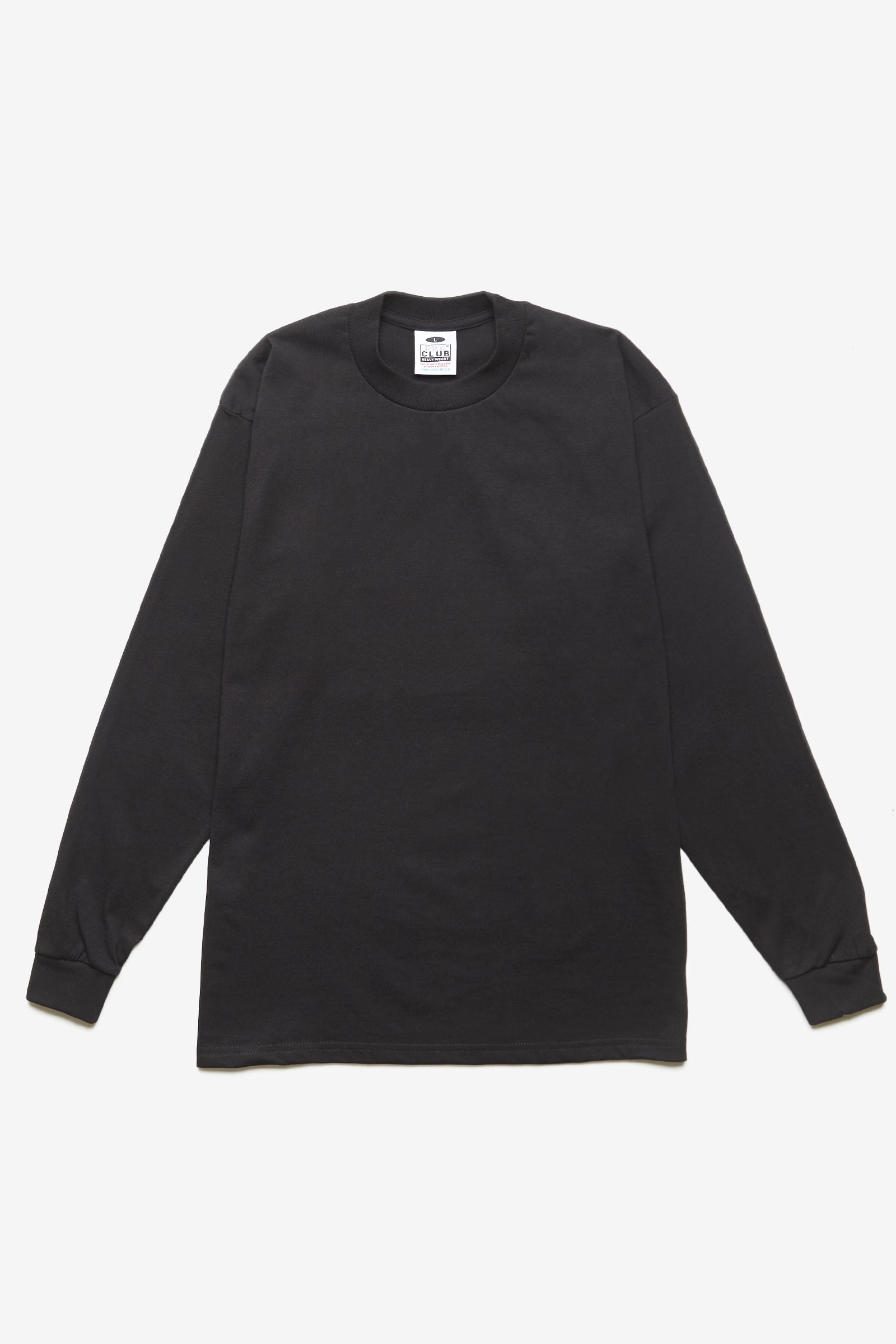 Pro Club - Heavyweight Long Sleeve T-Shirt - Black | Blacksmith Store