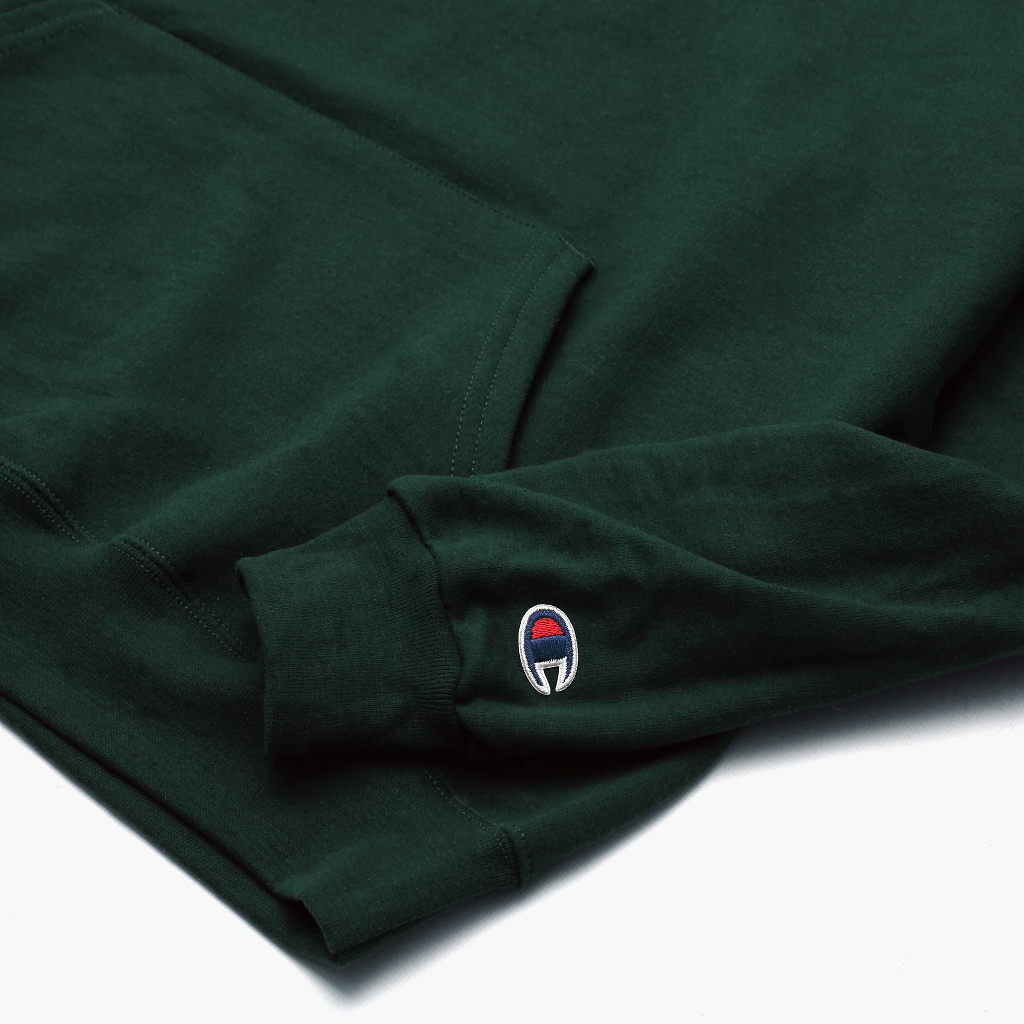 forest green champion hoodie
