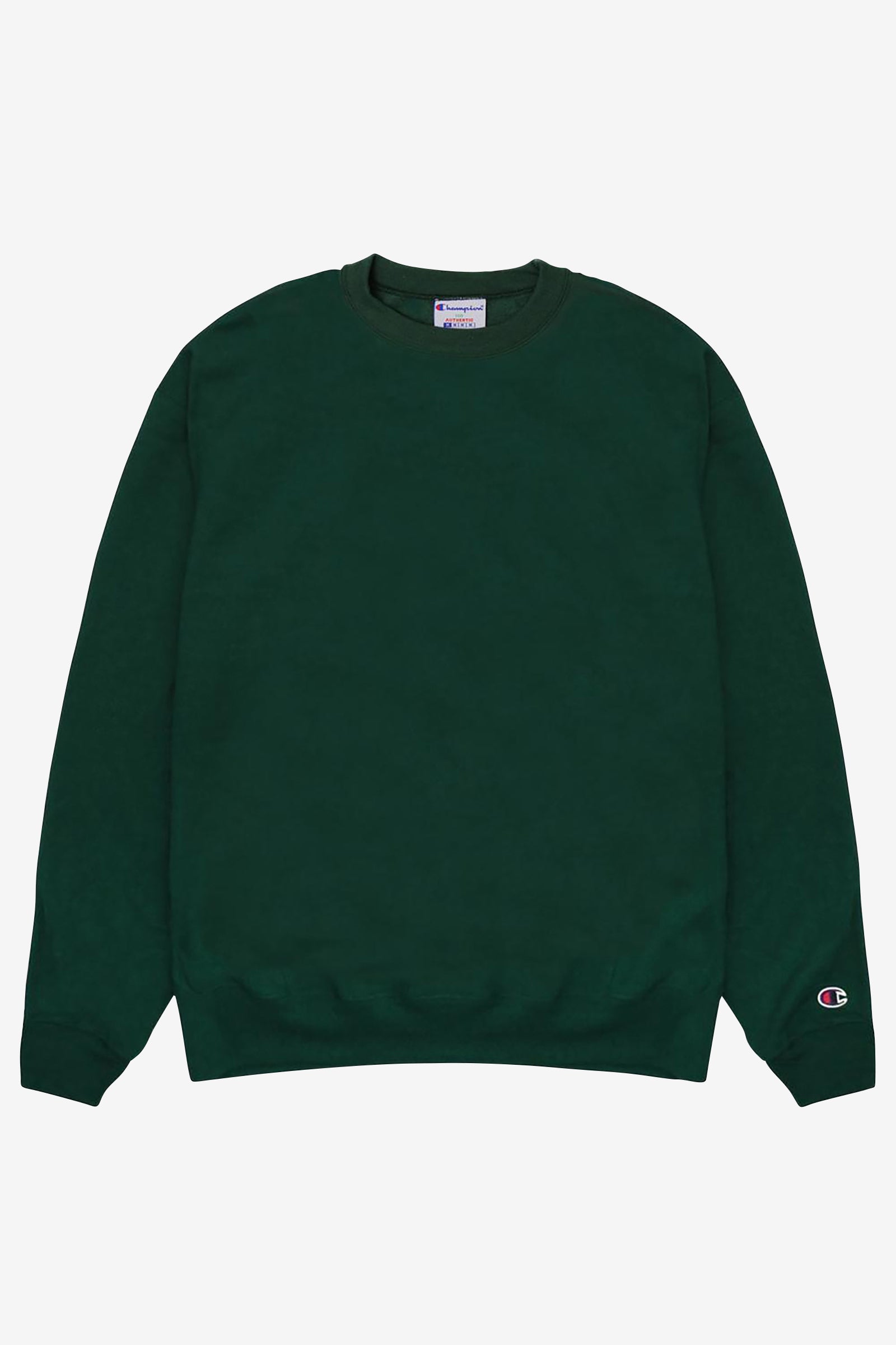 forest green champion crewneck