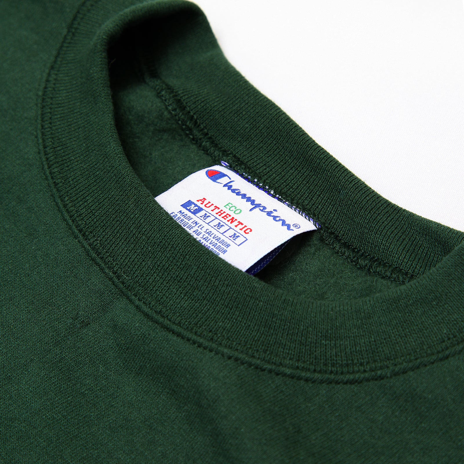 champion green crew neck