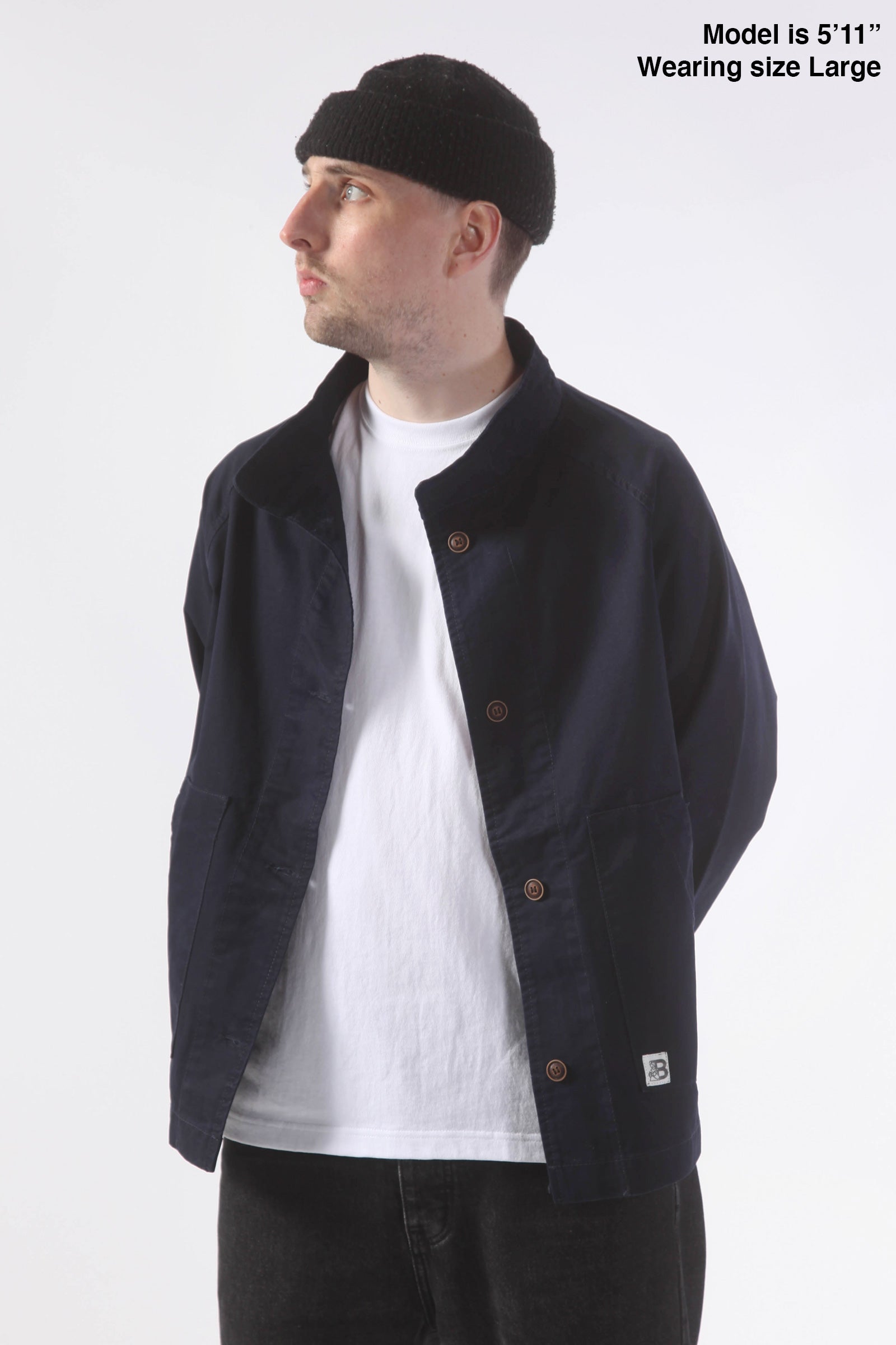 Blacksmith - Left Handed Work Jacket - Navy | Blacksmith Store