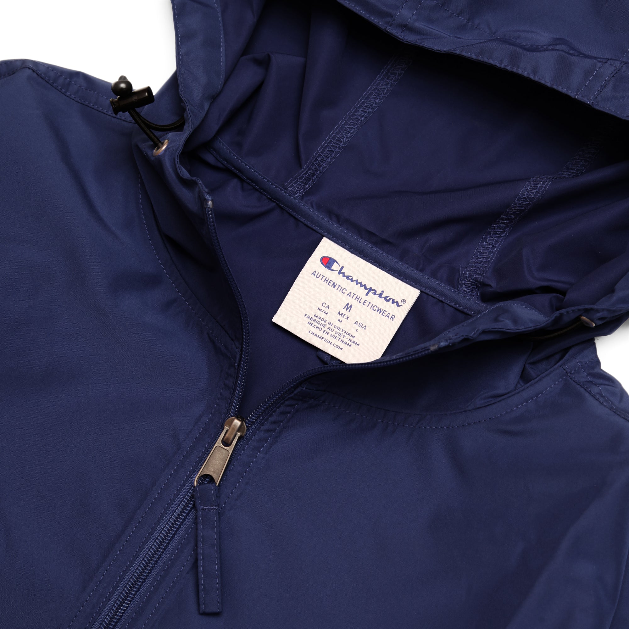 champion packable anorak jacket black