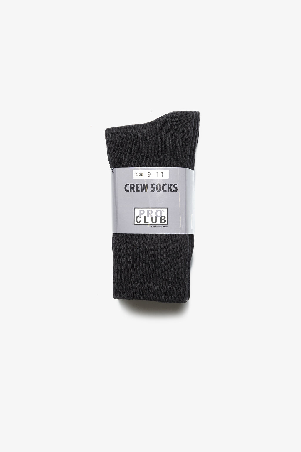 Pro Club - Heavyweight Crew Socks - 3 Pack - Black | Blacksmith Store