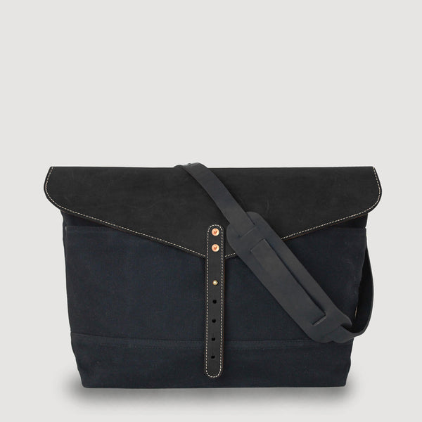 Waxed Canvas Postman Messenger Bag | Made in USA | Workers Supply