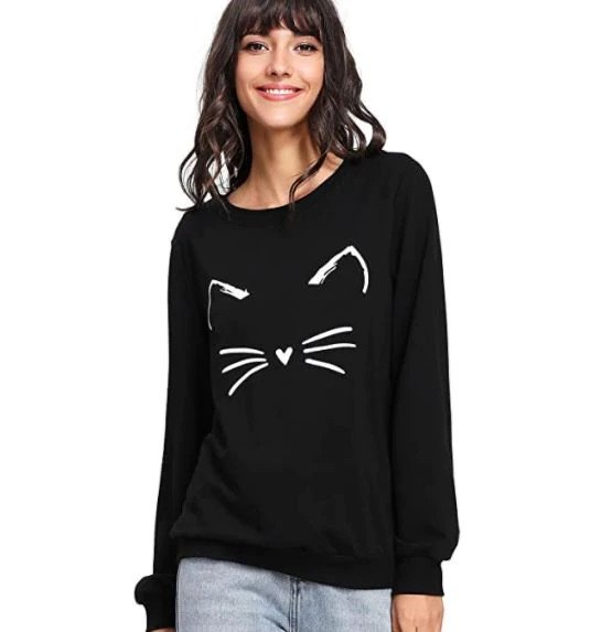 Black Cat Sweater