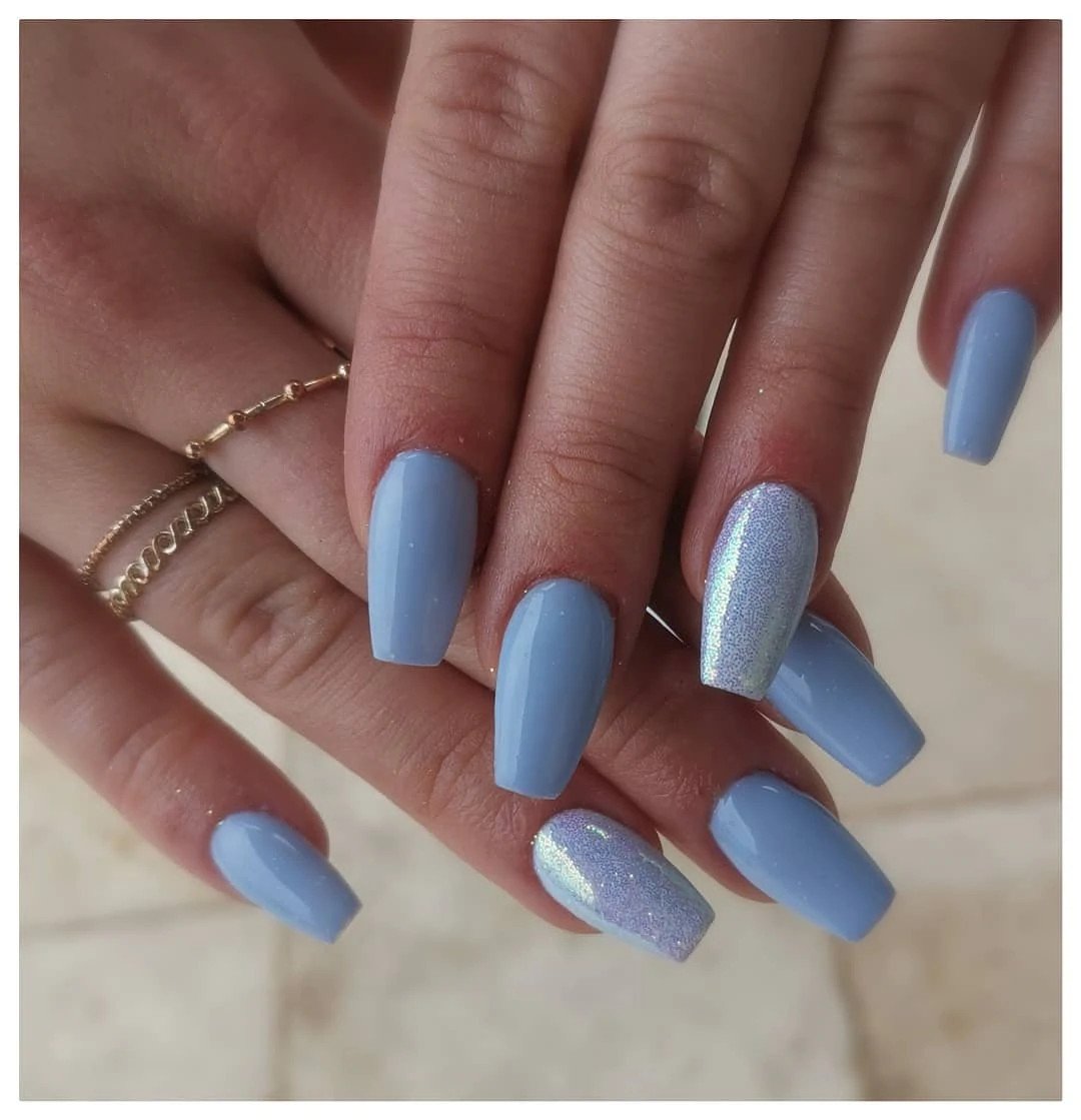 Blue Sky Nails