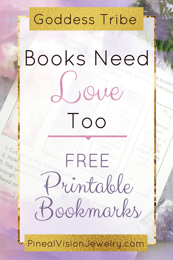 Books Need Love Too Printable Bookmarks