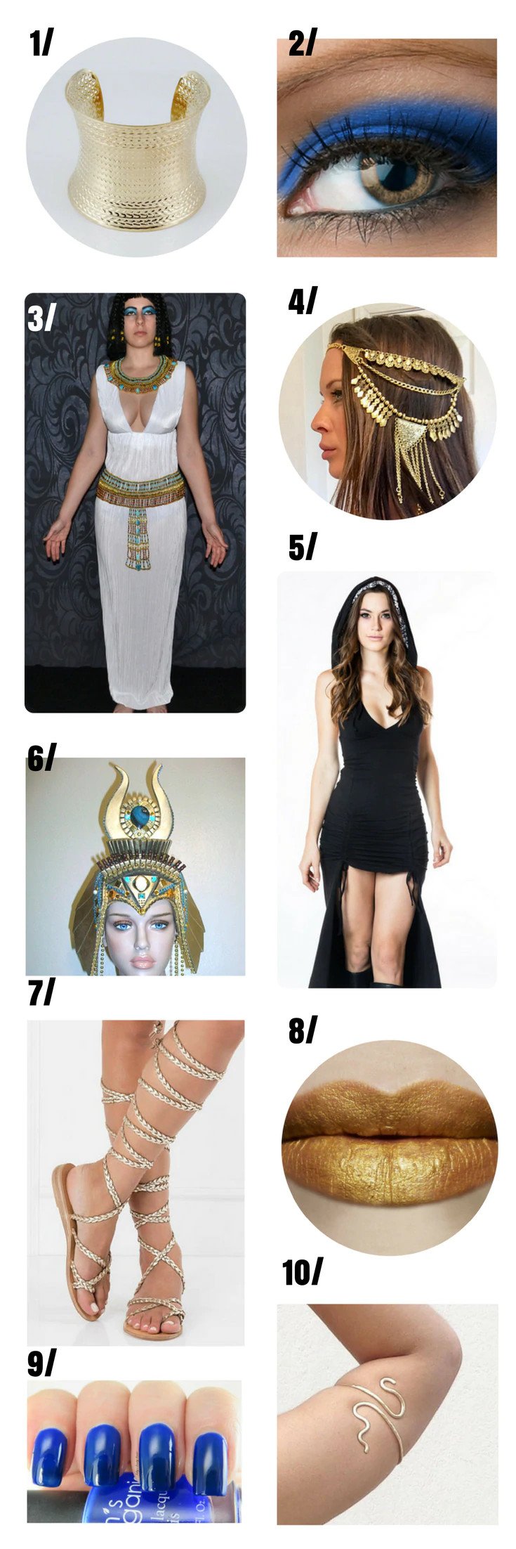 Egyptian Goddess costume for women.