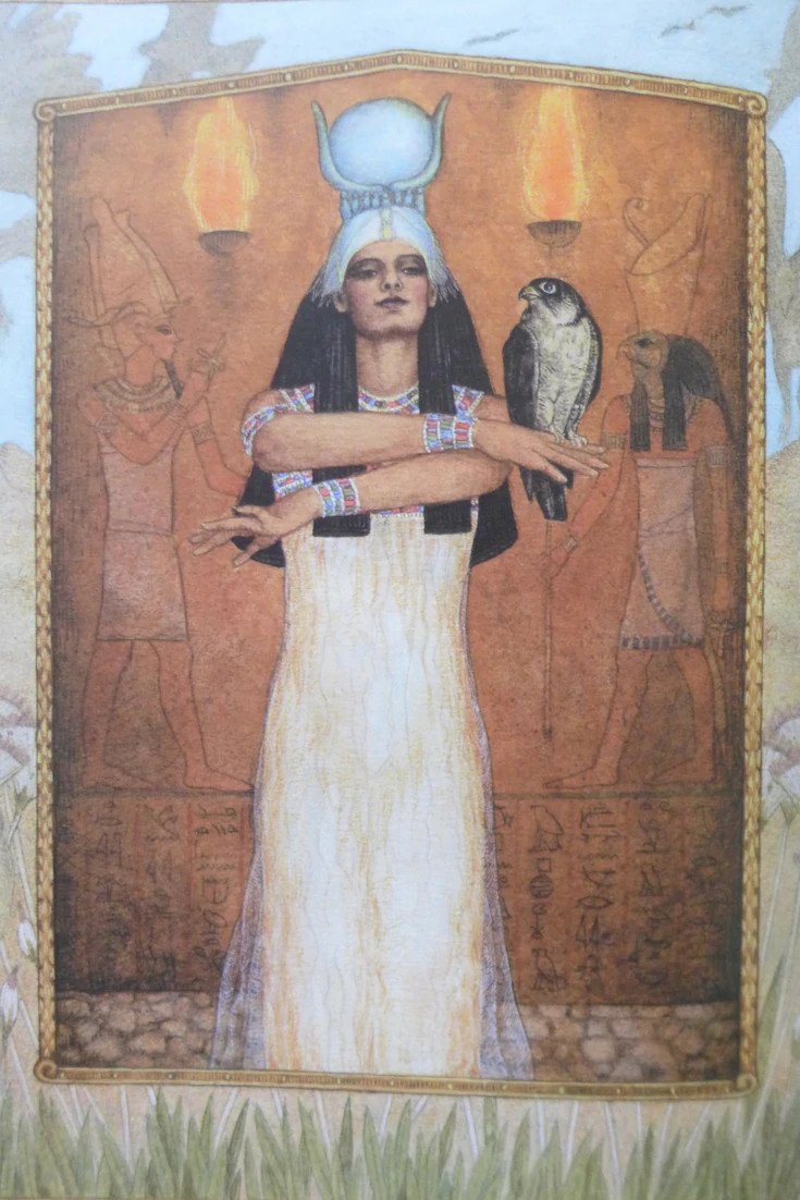 Egyptian Goddess Isis.