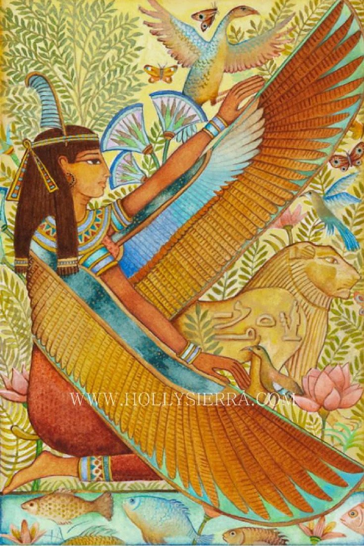 Egyptian Goddess Ma'at.