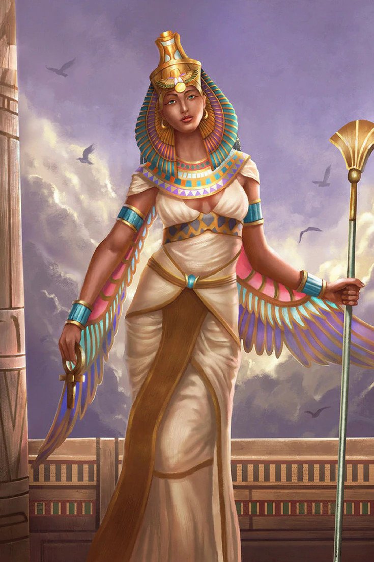 Egyptian Goddess Nephthys.