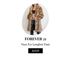 Faux Fur Longline Coat.