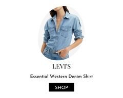 Western denim shirt.