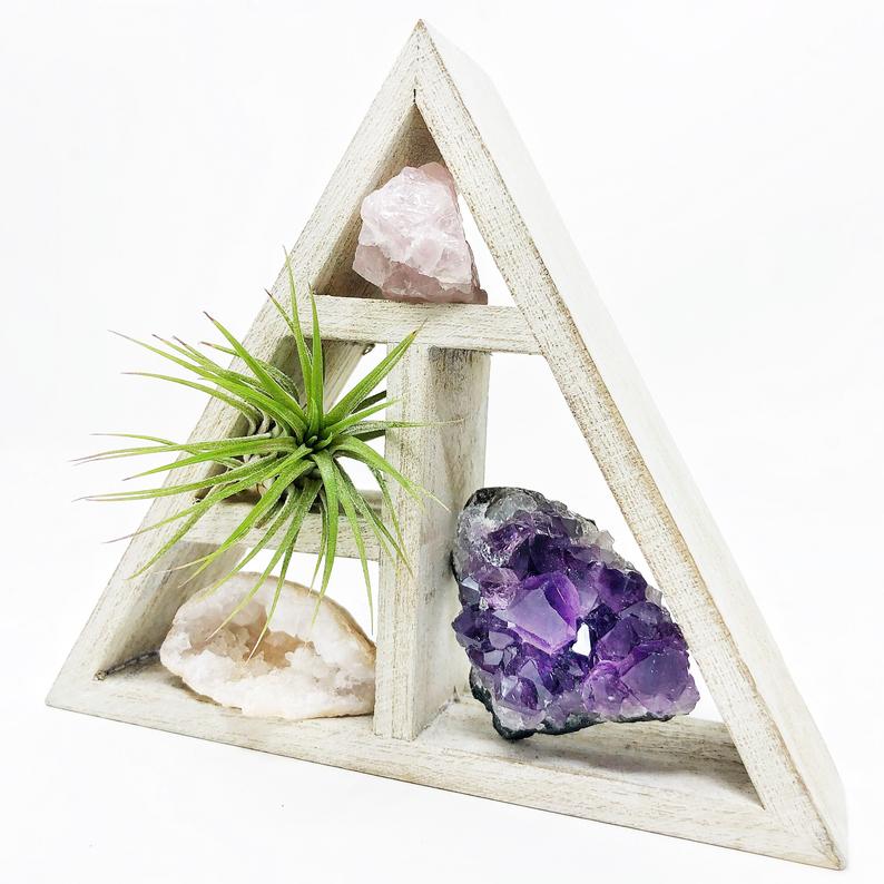 Mini Crystal + Air Plant Gift Set