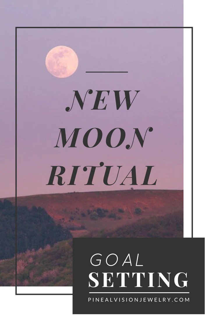 New moon ritual goal setting.