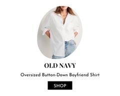 Oversized Button-Down Boyfriend Shirt