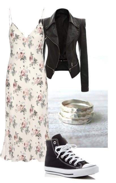 Rocker style with a touch of floral.