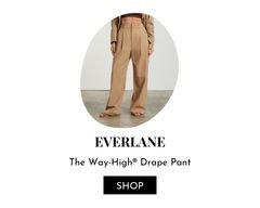 Khaki Wide Leg Puddle Pants.