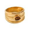 Western Gold Tiger's Eye Ring Band