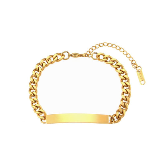 CZ Baguette Watchband Gold Bracelet – Pineal Vision Jewelry