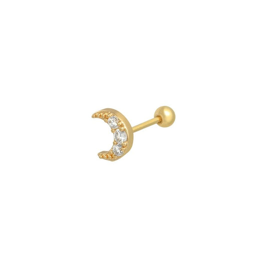 Tiny Crystal Butterfly Cartilage Stud – Pineal Vision Jewelry