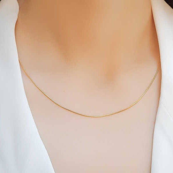 super thin necklace chain