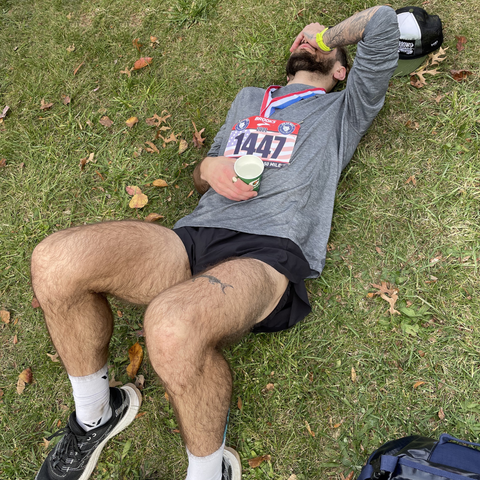 Reid tras su ultramaratón de 50 millas